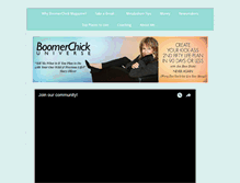 Tablet Screenshot of boomerchickuniverse.com